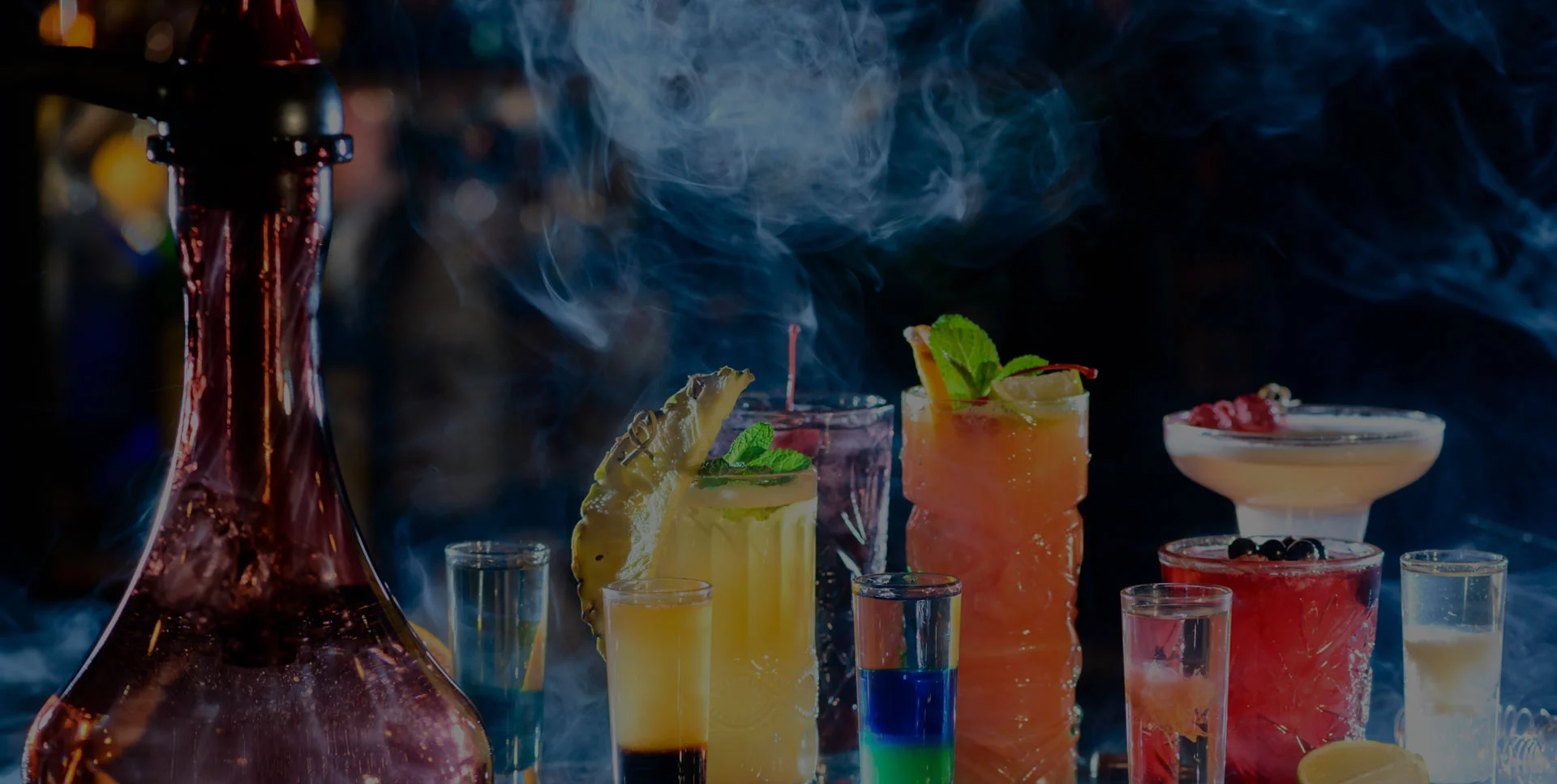 Hookah and cocktails